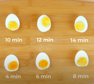cocinar huevos cocidos